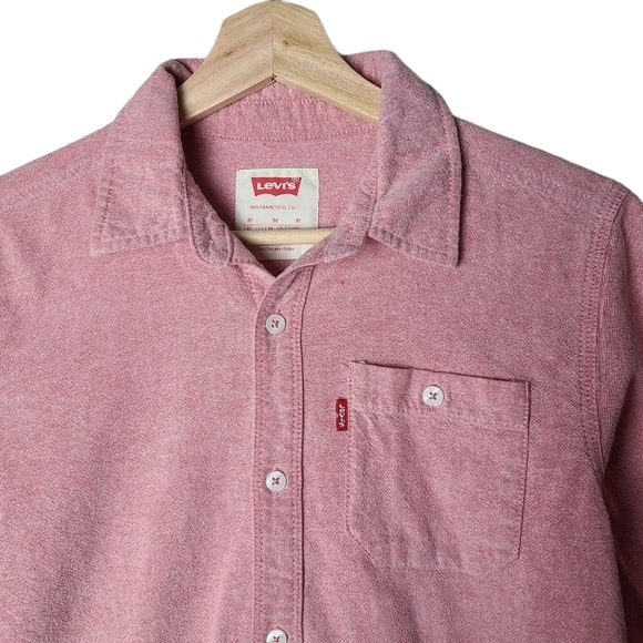 Levi's pink  long-sleeved buttoned down kids shirt - Picture 11 of 11
